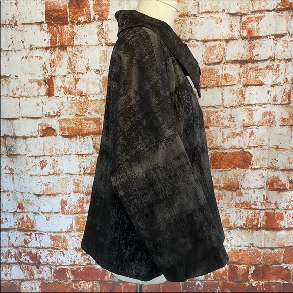 Eileen Fisher Grandeur Abstract Jacquard Jacket L - Picture 4 of 11